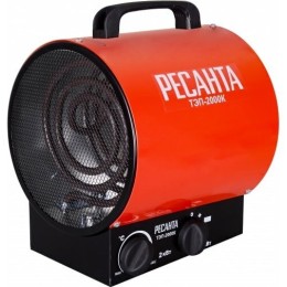 Тепловые пушки Ресанта ТЭП-2000 67/1/1 Тепловая электрическая пушка { квадратная, 220В, 650/1300/2000 Вт, 4,7 кг }